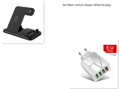 4 in 1 Wireless Charger Qi 10W Fast Charging