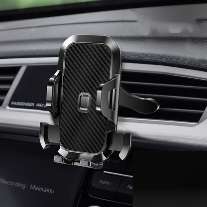 Carbon Fiber Car Phone Holder Multifunctional Telescopic Suction Cup