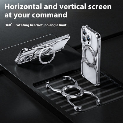 Anti-fall Heat Dissipation Metal Phone Case Mechanical Arm