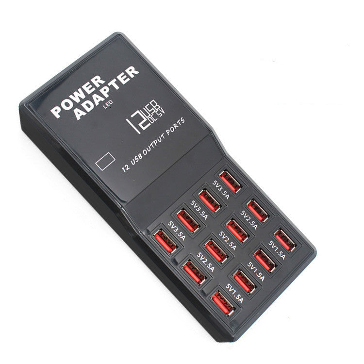 Factory Direct 12-port USB Mobile Phone Smart Charger