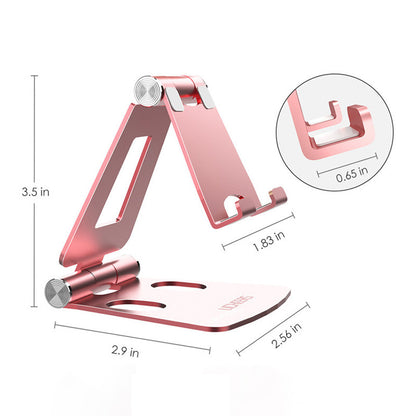 New Mobile Phone Tablet Color Aluminum Alloy Lazy Two-way Adjustable Desktop Stand