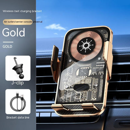 Wireless Charger Automatic Induction Air Outlet Car Phone Holder