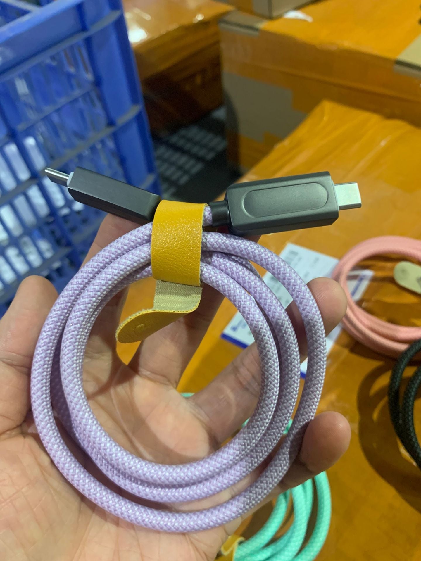 Digital Display Data Line Typec Four-in-one Silicone PD Fast Charge Line