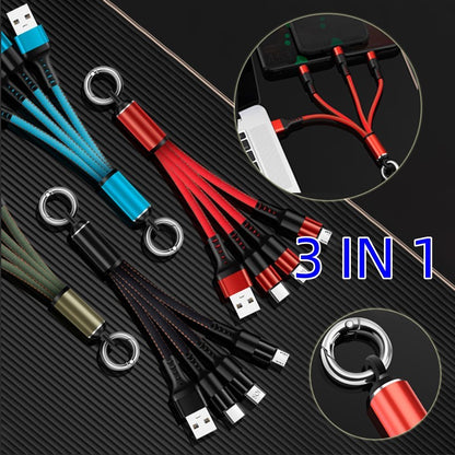 3 In 1  Multi Charger Cable For Phone Super Fast Charging