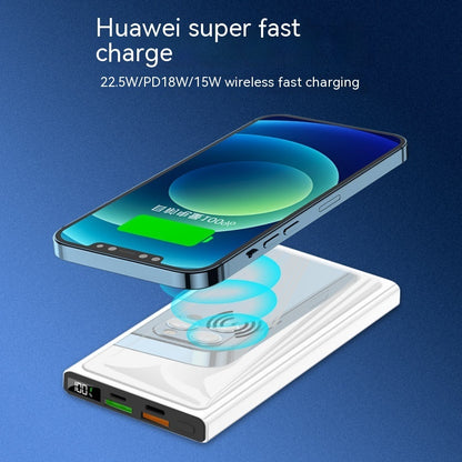 Two-way Fast Charging Large Capacity Wireless Power Bank