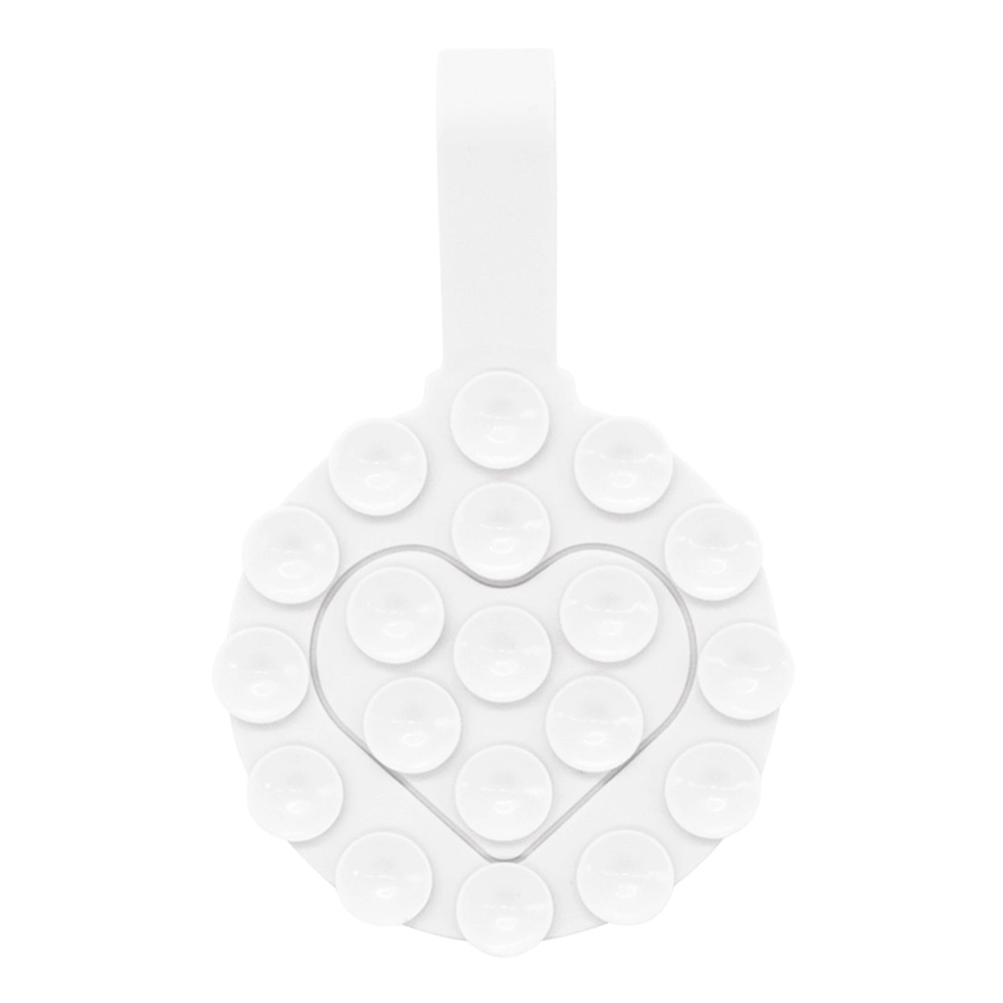 Multifunctional Double-sided Sucker Love Silica Gel Mobile Phone Holder