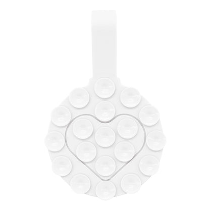 Multifunctional Double-sided Sucker Love Silica Gel Mobile Phone Holder