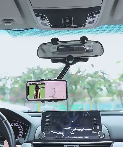 Rearview Mirror Phone Holder Car Mount Phone GPS