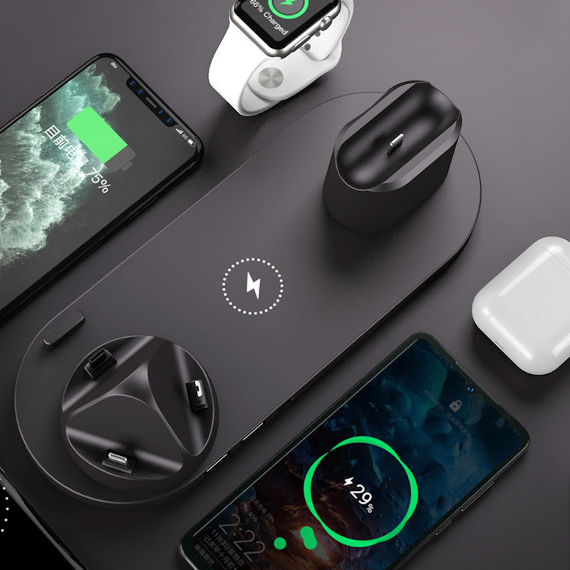 Wireless Charger Fast Charger  6 In 1 Charging Dock Station