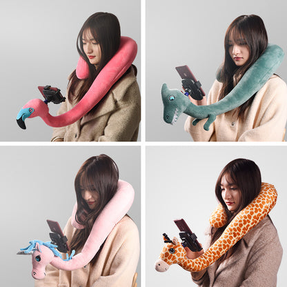 2 in 1 Lazy Support U shaped Pillow