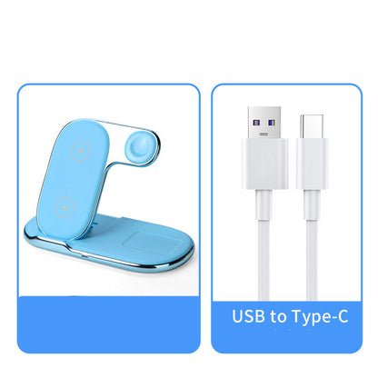 3 in 1 15W Wireless Charger Suitable Charging Base