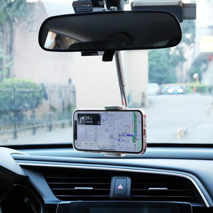 Mobile Phone Bracket For Vehicle Rearview Mirror