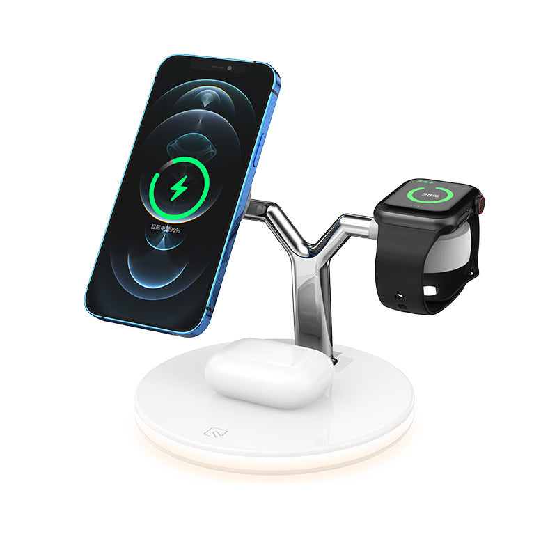 3 in 1 Magnetic Wireless Charger 15W Fast Charging Station For Magsafe Chargers