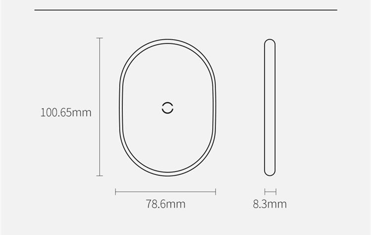 Round Mobile Phone Fast Charging Wireless Charger