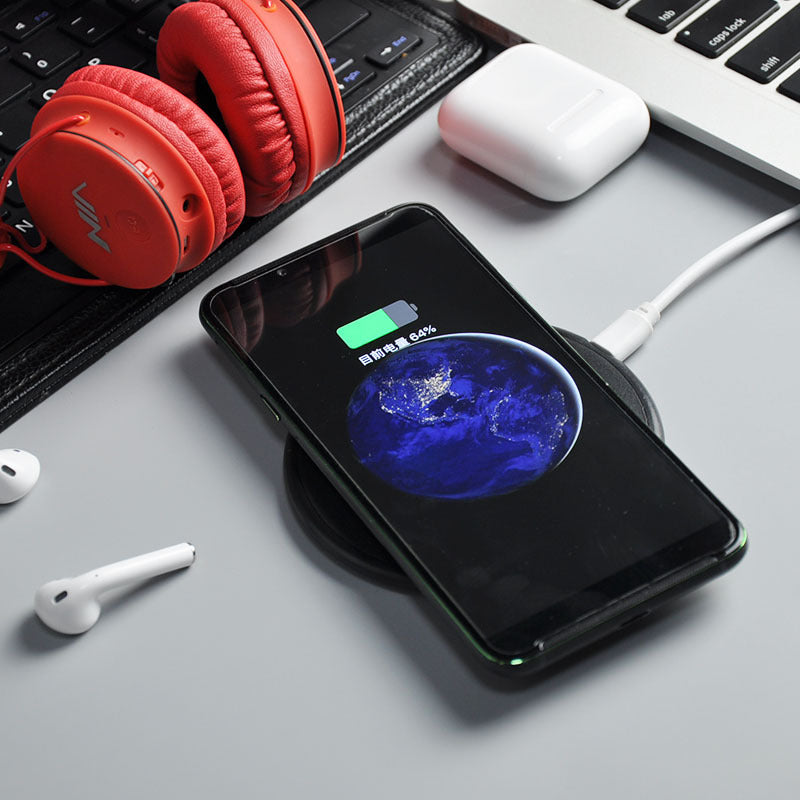 Mobile Phone 10W Round Wireless Charger