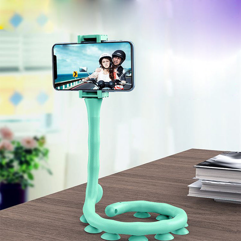 Lazy Bracket Mobile Phone Holder Worm Flexible Phone Suction Cup