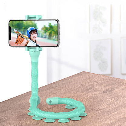 Lazy Bracket Mobile Phone Holder Worm Flexible Phone Suction Cup