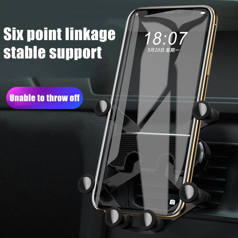 Multifunctional Round Air Outlet Car Phone Holder Bracket