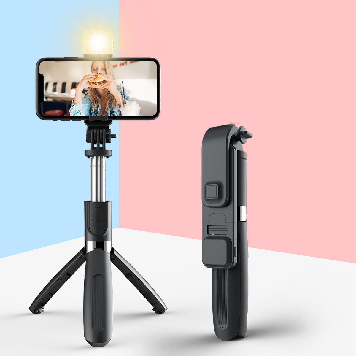 3 in1 Bluetooth Wireless Selfie Stick Tripod 102cm Foldable & Monopods