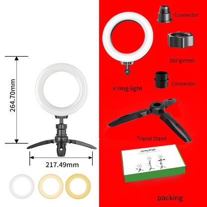 LED Photography Fill Lighting With Tripod Stand Camera