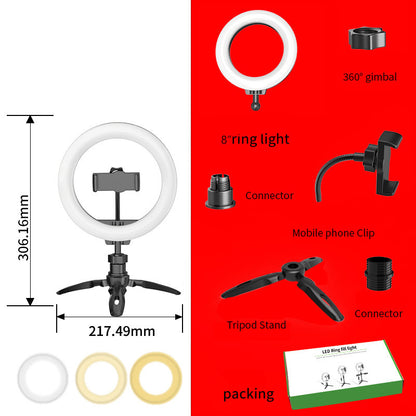 LED Photography Fill Lighting With Tripod Stand Camera