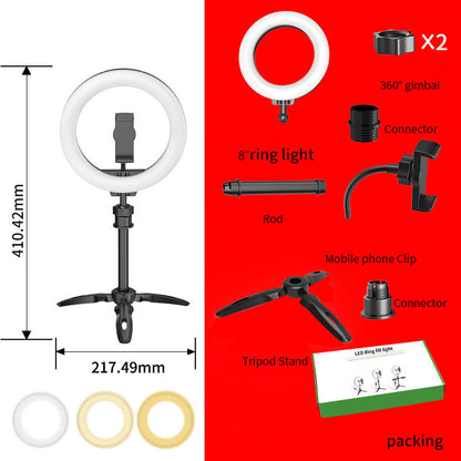 LED Photography Fill Lighting With Tripod Stand Camera