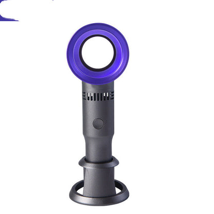 USB Mobile Phone Holder Hand-held Leafless Fan