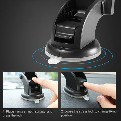 Car Phone Holder Long Rod Telescopic Car Dashboard