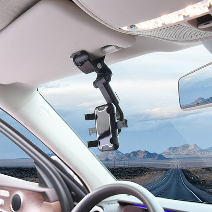 Sun Visor Chuck Car Mount Multifunctional Navigation Mount Rearview Mirror Holder Car Mobile