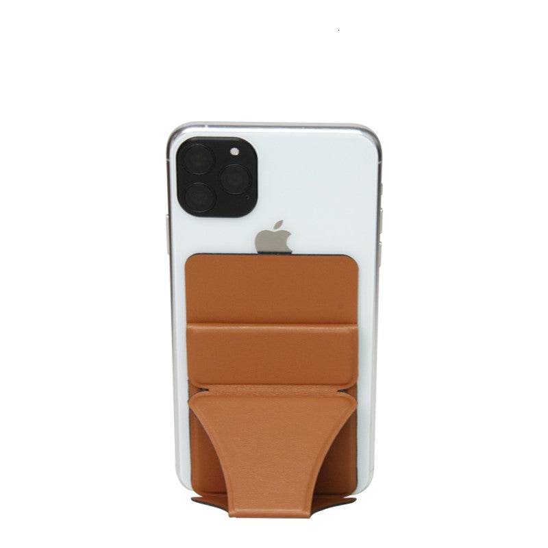 Invisible card phone holder