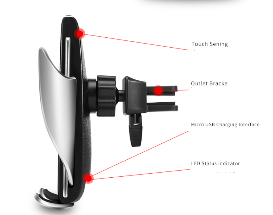 Car Wireless Charger 10W Induction Car Fast Wireless Charging