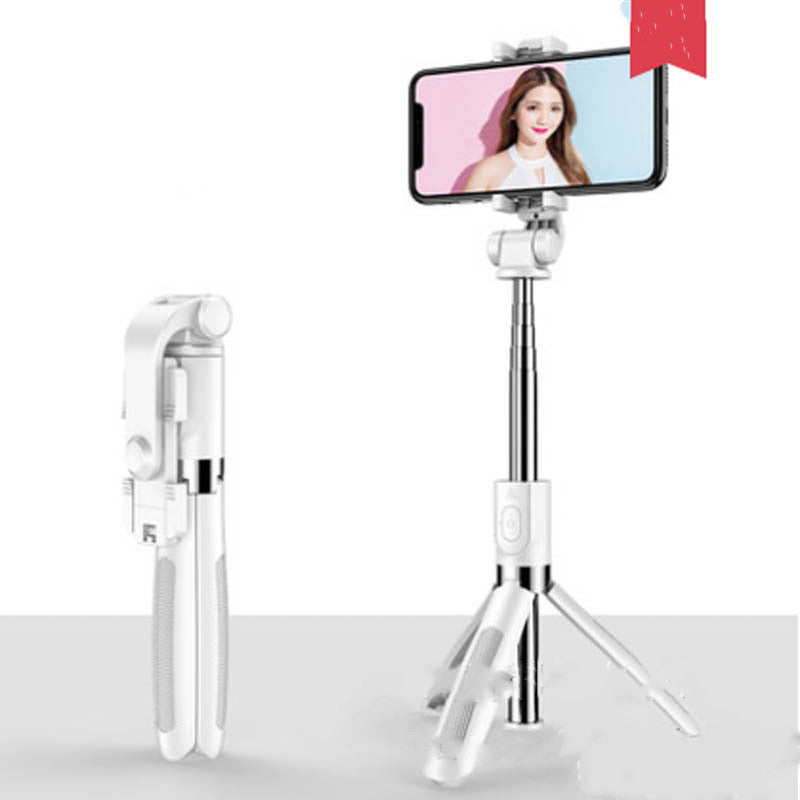 Tripod Selfie Stick Mobile Universal Live Triangle Bracket One Bluetooth Selfie Artifact