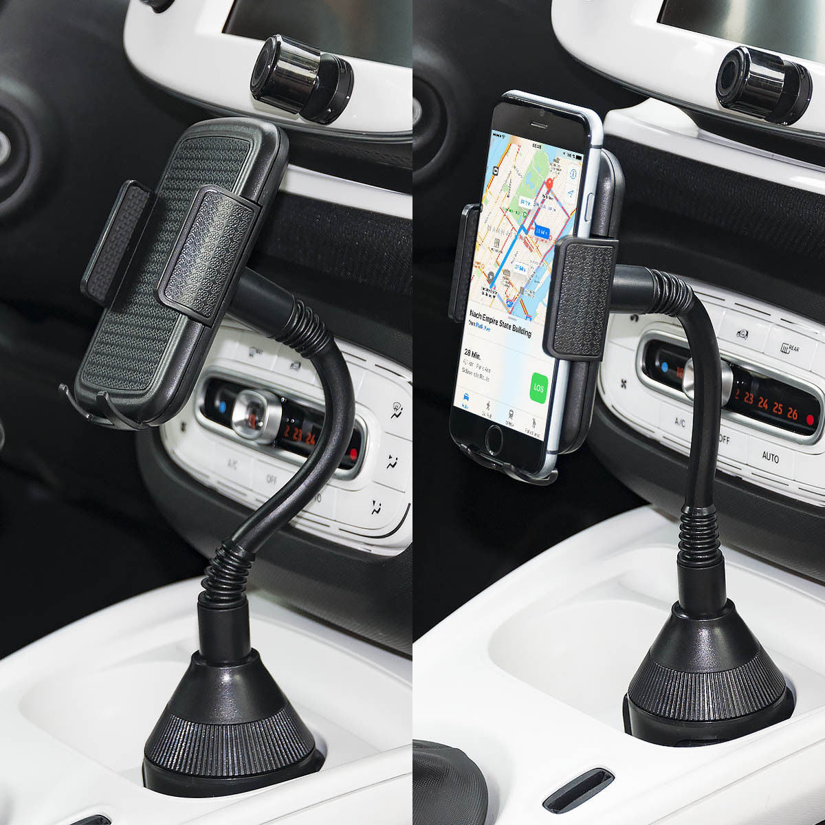 Car cup holder mobile phone holder