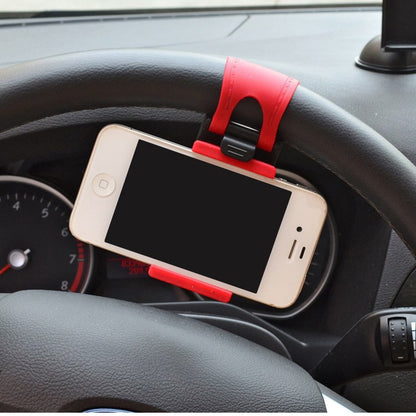 Car Steering Wheel Phone Clip Mount Holder Universal Stand Bracket