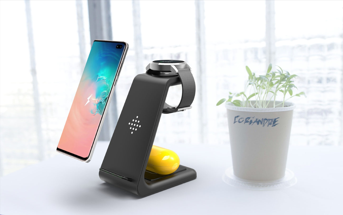 3 in 1 Fast Charging Station Wireless Charger Stand Wireless Charge