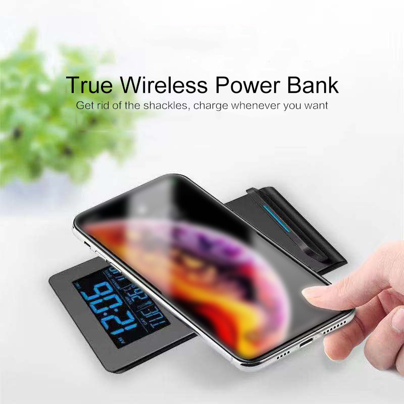 Alarm Clock Wireless Charger Mobile Phone Holder  Desktop