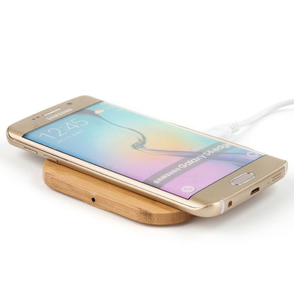 Bamboo Square Mobile Phone Wireless Fast Charging Charger
