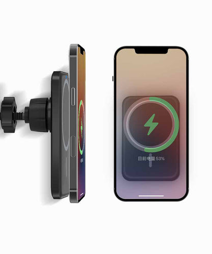 Car Magnetic Suction Wireless Charger Navigation Bracket