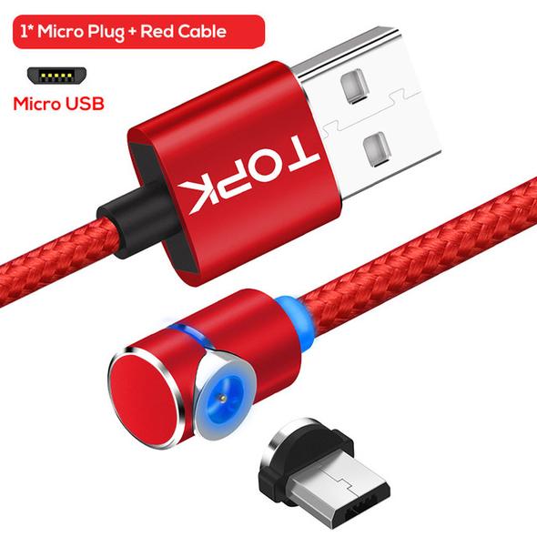 Magnetic Cable Micro Usb Cable 360 Degree Rotate Magnetic Charge Phone Charging Cord Wire