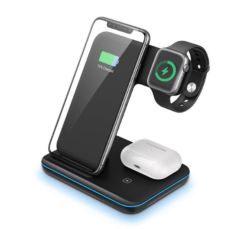 Compatible With Three-in-one Bracket Wireless Charger Mobile Phone Wireless Charger