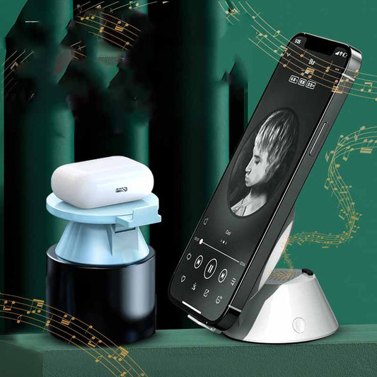 Small Stereo Wireless Mobile Phone Holder Charger