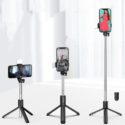 Bluetooth Fill Light Selfie Stick Outdoor Live Broadcast Integrated Tripod Phone Holder