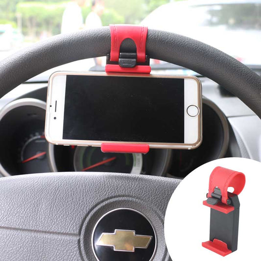 Car Steering Wheel Phone Clip Mount Holder Universal Stand Bracket