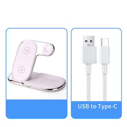 3 in 1 15W Wireless Charger Suitable Charging Base