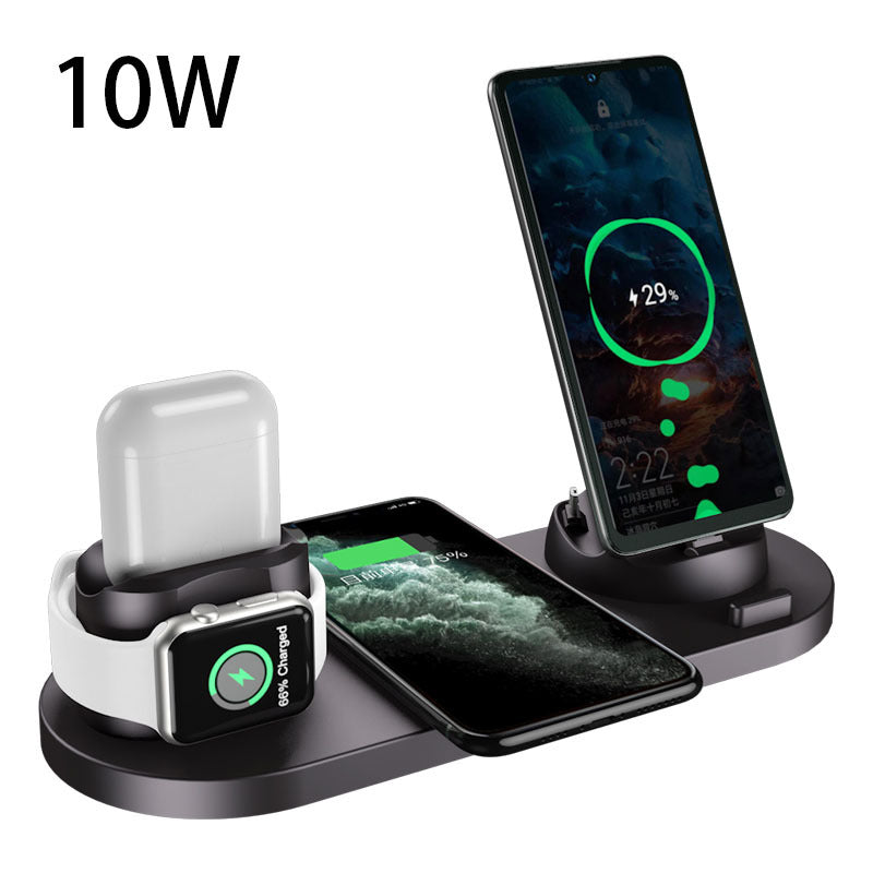 Wireless Charger Fast Charger  6 In 1 Charging Dock Station