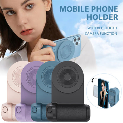 3 in 1 Intelligent Grip Anti-shake Multifunctional Phone Holder Magnetic Camera Handle Camera Bracket