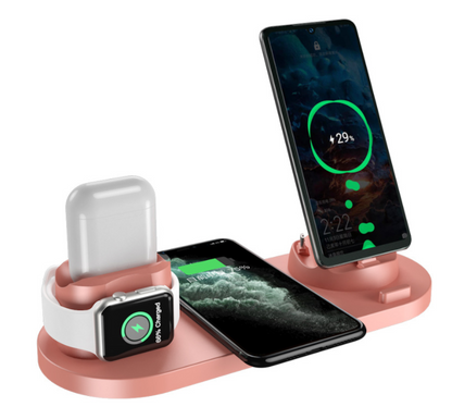 Wireless Charger Fast Charger  6 In 1 Charging Dock Station