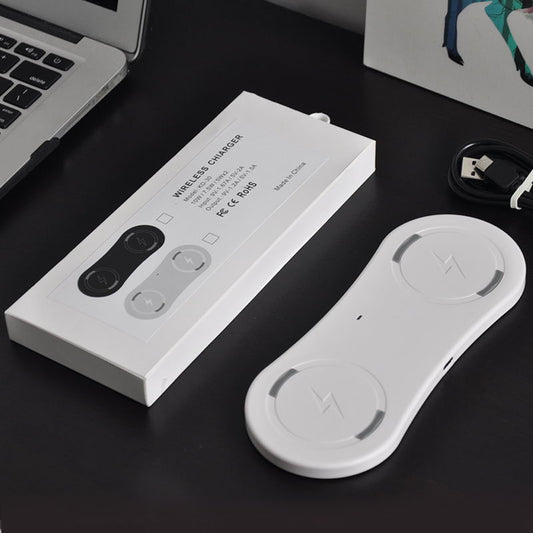 Mobile phone dual wireless induction charger