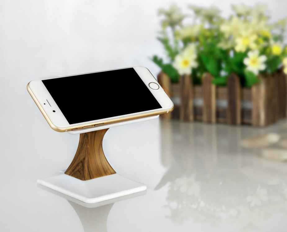 Wood Grain Desktop Mobile Phone Wireless Charger