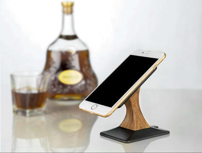 Wood Grain Desktop Mobile Phone Wireless Charger